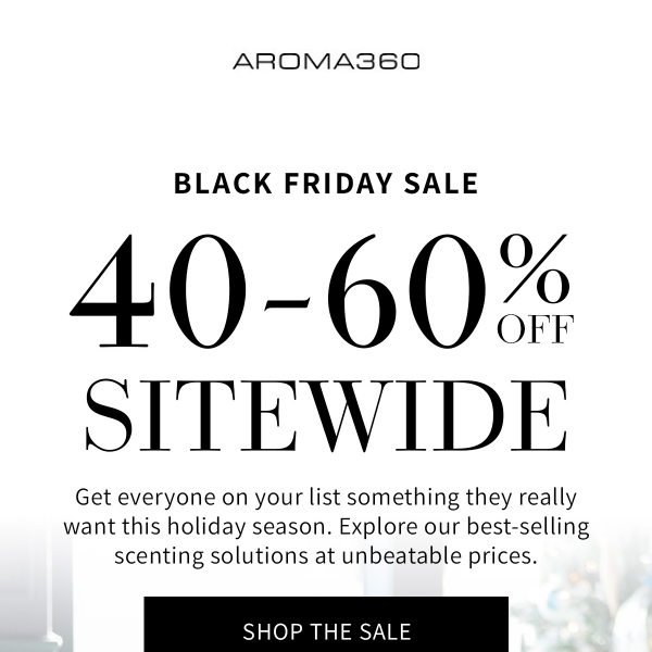 40–60% OFF Sitewide!