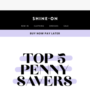 💖🤩 Shine On Label Top 5 Penny Saving Products. 🤩