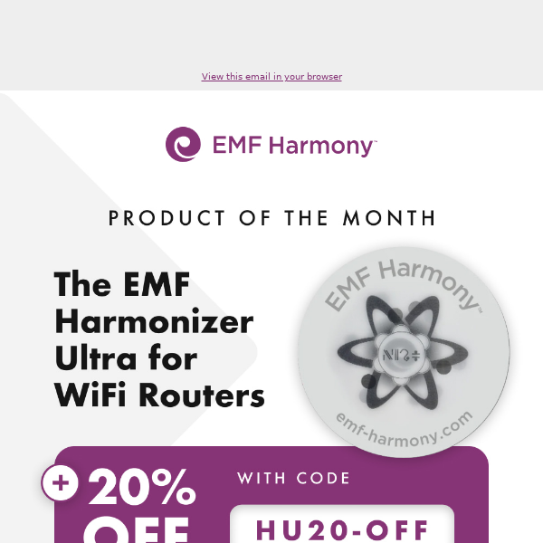 🌐 EMF Harmony Ultra: Your Ultimate WiFi Router Defender! 🛡️
