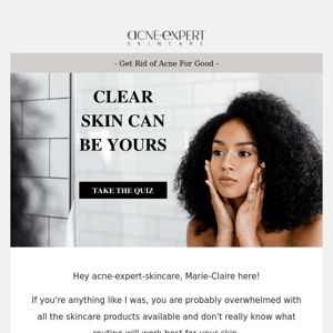 You're just a quiz away from healthy skin