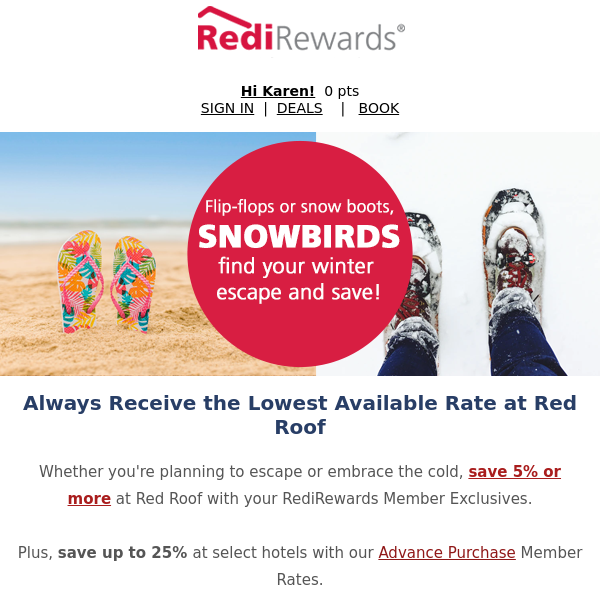 Red Roof, Unlock Your March Member Exclusives Now