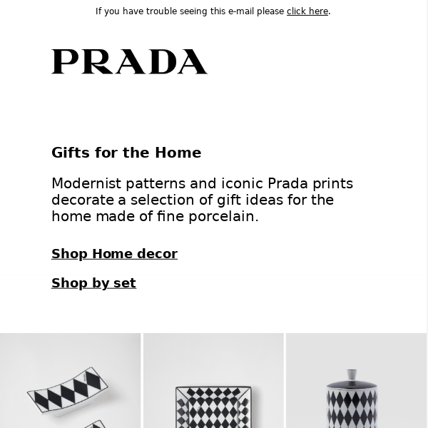 Prada - Latest Emails, Sales & Deals