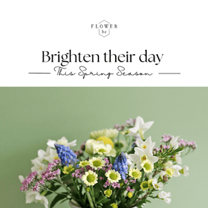 🌿🌸 Brighten their Day with our Spring Botanical Posy! 🌸🌿