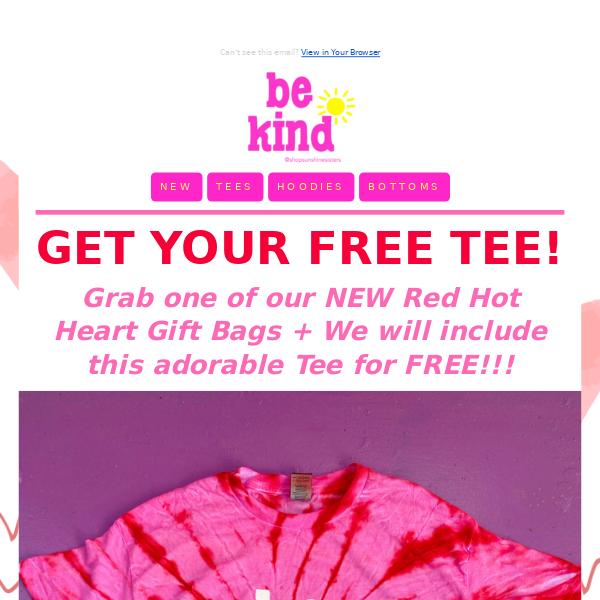 Re: Your FREE Tee ❤️
