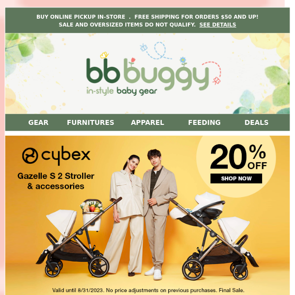 BB Buggy: NEW DEALS FOR THIS SUMMER