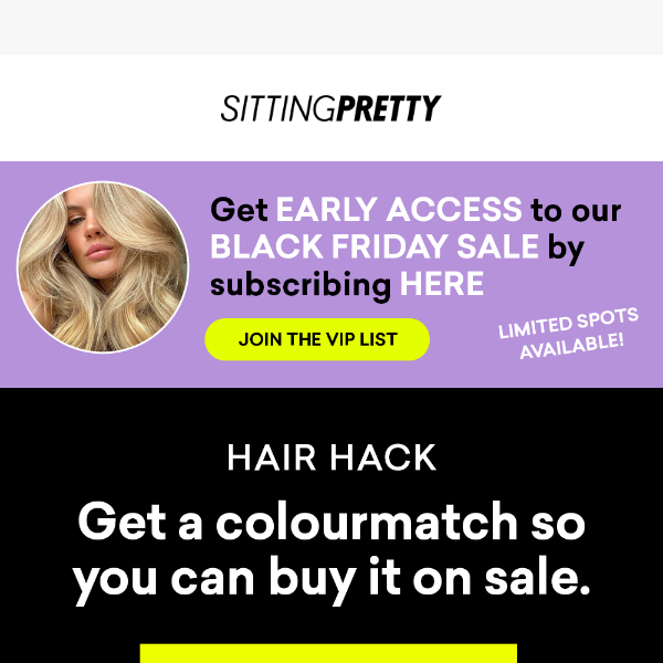 Get your shade. A discount is coming.