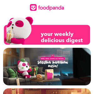 FoodPanda Pakistan, check out these delicious deals in your area.