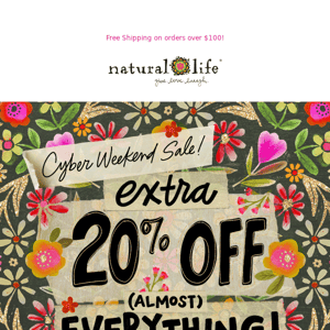 20%! OFF! ALMOST! EVERYTHING! 🌸🌈