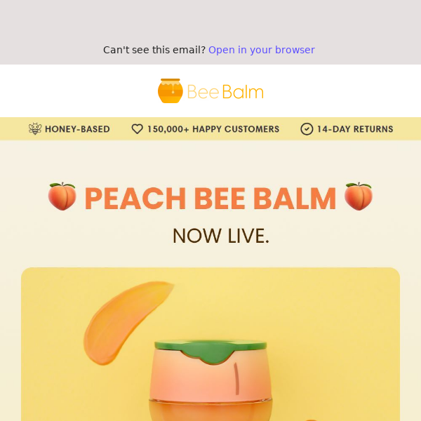 Peach Bee Balm: Out Now!