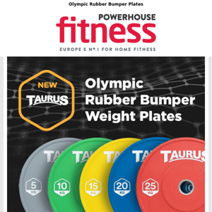 NEW! Taurus Olympic Bumper Plates