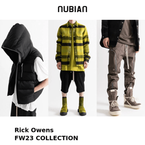 【Rick Owens】FW23 COLLECTION