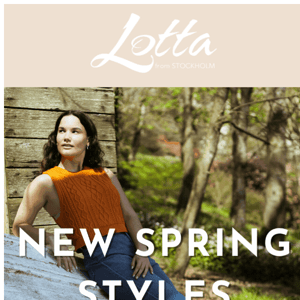 Shop all new spring styles 🌼