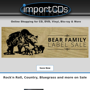 Save on Music from Bear Family Records