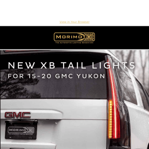 Your Yukon Deserves Brighter! Upgrade to XB Tail Lights
