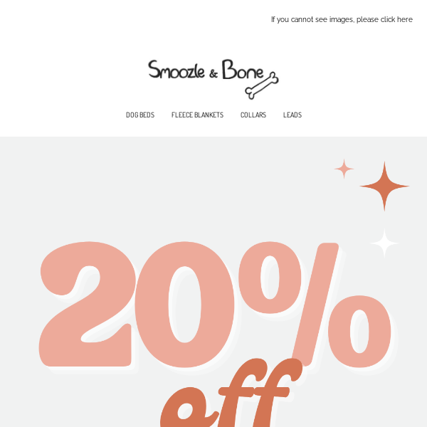 20% OFF WEBSITE WIDE 🎉