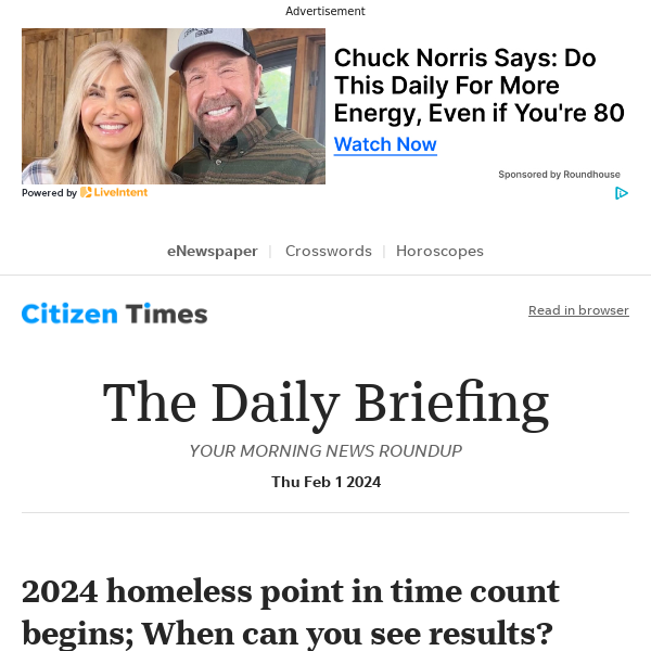 Daily Briefing: 2024 homeless point in time count begins; When can you see results?