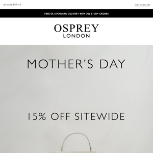 15% OFF Sitewide | Mother’s Day Exclusive