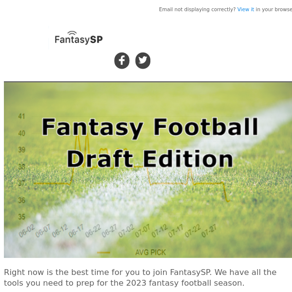 Fantasy Football Draft Season is Here!