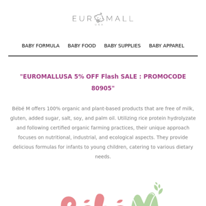 🥰 Euromallusa's Flash sale ends today! (Promocode: 80905)