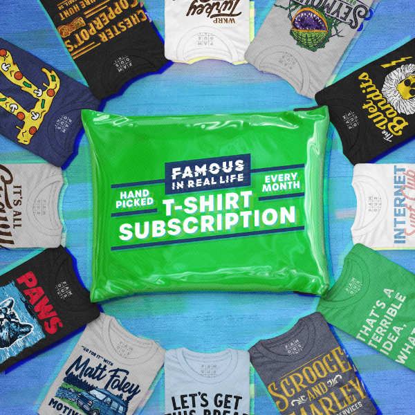 Monthly T-Shirt Subscriptions Now Available!