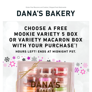 ONLY A FEW HOURS LEFT FOR FREE MACARONS OR MOOKIES 🎅