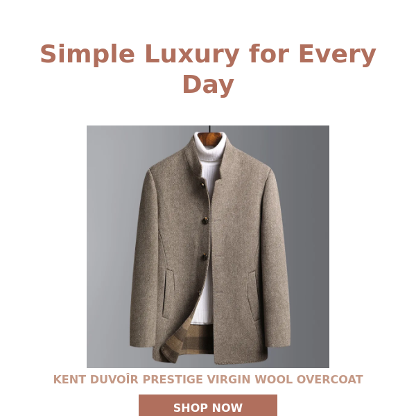 Wear timeless luxury everyday ✨