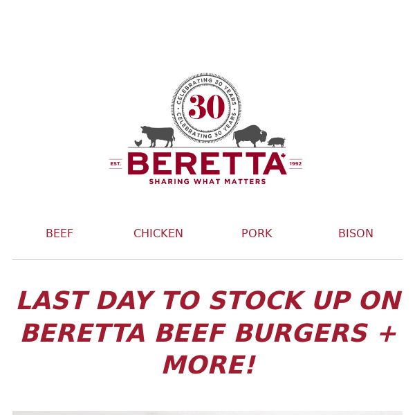 🥩🥩ORGANIC BEEF BURGER SALE ENDS TOMORROW!🥩🥩