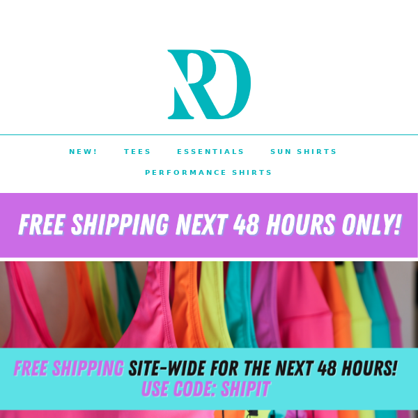 FREE Shipping Site-Wide! 🧡