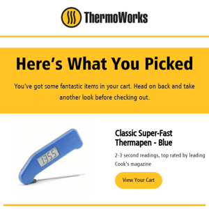 ThermoWorks Magnetic Meat Temperature Guide