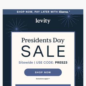 Presidents Day Weekend Savings – 15% Off Sitewide