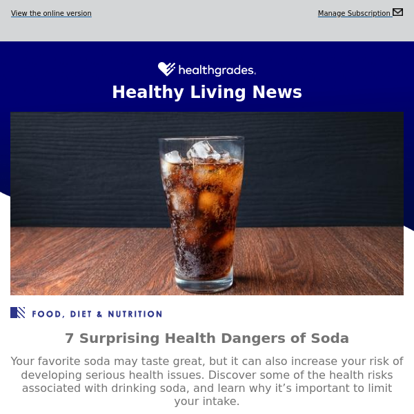 7 Dangers of Soda - Healthgrades