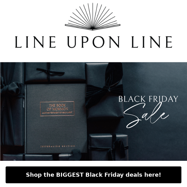 Our BIGGEST Black Friday sale EVER!