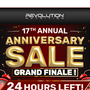 🔴 Only 24 Hours Left 🔴 Anniversary Sale Ending – Got Your Deals?