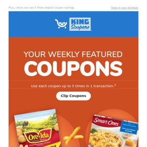 Your Weekly Digital Coupons | Use 5 Times Coupons | $10 OFF Health &  Wellness - King Soopers