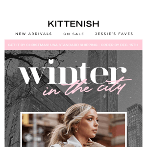 FIRST LOOK: WINTER IN THE CITY ❄