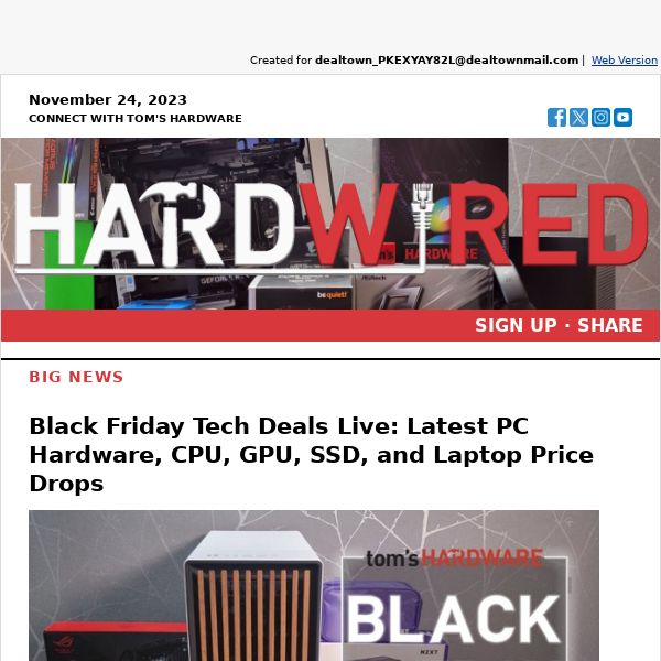 Best Tech and PC Hardware Deals