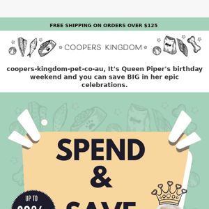 🎈 Spend & Save 🎈