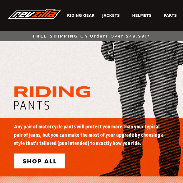 Motorcycle Pants Sizing & Buying Guide at RevZilla.com 