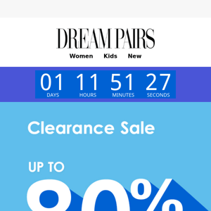 Clearance Sale: Up To 80% OFF