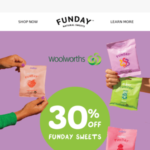 🚨 We're 30% OFF at Woolies 😱