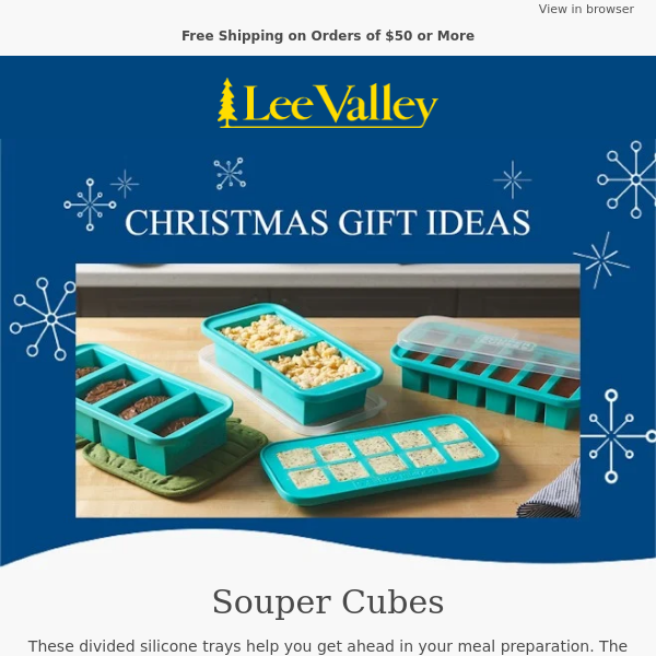 2 Tbsp Souper Cubes - Lee Valley Tools