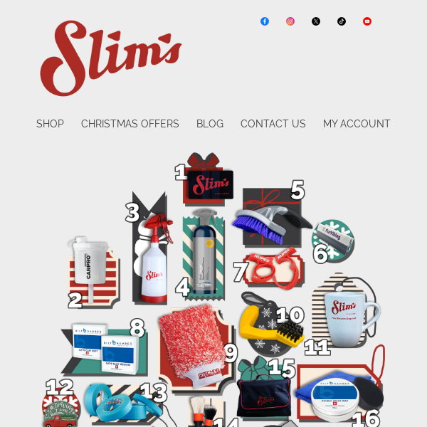 Slim's Detailing, visit Slim's online Christmas Grotto