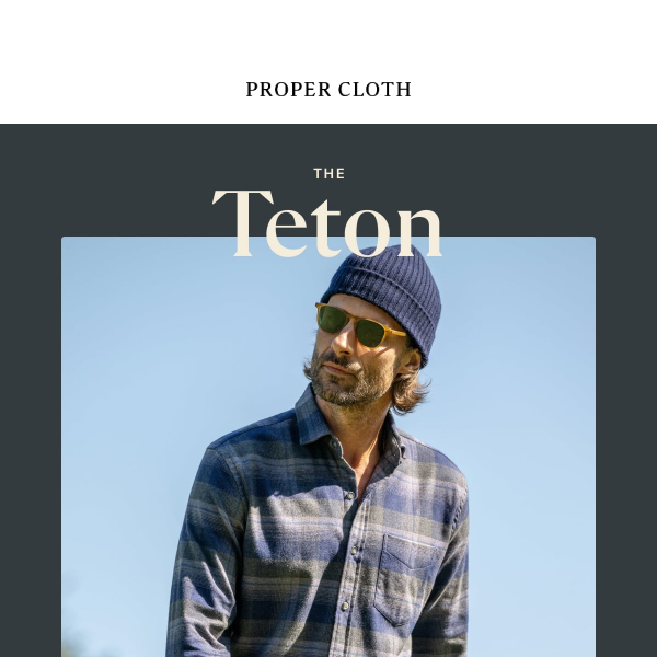 Cool-Weather Favorite: The Teton Flannel Shirt