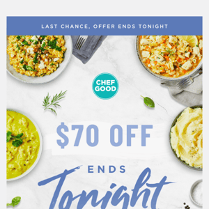 [LAST CHANCE] Get $70 off our Winter menu! 🍽️🏃‍♀️