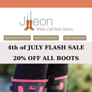 Fourth of July Sale - 20% OFF
