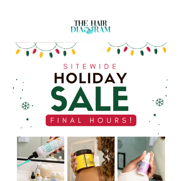 FINAL HOURS: 25% off Holiday Storewide Sale!