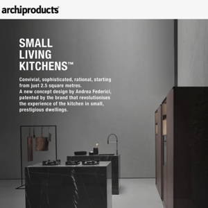 Falper Small Living Kitchens: a new kitchen concept