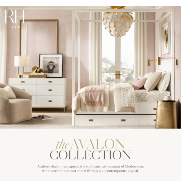 Timeless Modernism. The Avalon Bedroom & Study.