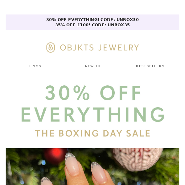 30% OFF EVERY SINGLE THING! 💝