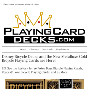 Major Bicycle Release, 10 New Decks, and a Massive Restock!